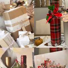 How to make gift boxes and wrapping the wine bottles for #Holiday season./DIY gift box ideas.🎁