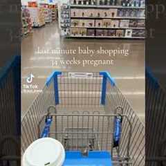 “Last-minute baby shopping spree! 👶🍼 Because nesting never really ends 😅 #MomLife #babyhaul