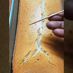 Cake baking in microwave for the first time #shorts #food