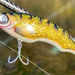 Painting the Shiniest Walleye Ever on a Big Twitch Bait