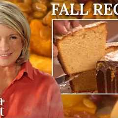 Martha Stewart's Best Fall Recipes | Cozy Meals & Seasonal Desserts for Autumn