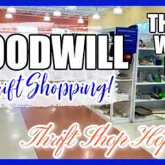 GOODWILL THRIFT WITH ME & THRIFT HAUL! Home Decor & Vintage Thrifting ** Thrift Shop Hop!