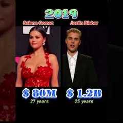 Selena Gomez vs Justin Bieber: who’s richer? #celebrity #networth  #selenagomez #justinbieber
