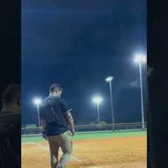 Hilarious inside the park home run! #slowpitchsoftball #baseball #homerun #foryou #highlights #bat