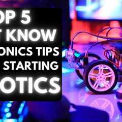 Must know things in Electronics for Building Robots | Robotics Tutorial for Beginners