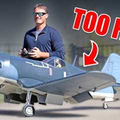 I HAD to See What This RC F4U Corsair Could Really Become