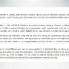 Barrie Best Injury Lawyers - Makaronets Personal Injury Law