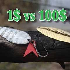 I Made Fishing Lures for $1 and $100: Which is Best ?