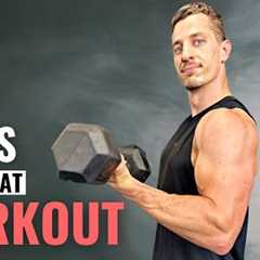 30 Min NO REPEAT DUMBBELL ARM WORKOUT | Follow Along