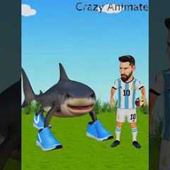 Tralalero tralala vs Messi vs ishowspeed balloon challenge funny moments #scaryteacher
