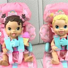 BABY ALIVE dolls go on a outing 🛒 shopping and ice cream shop🍦yummy ice cream 😋