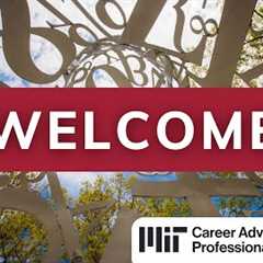 Welcome to MIT's Career Advising & Professional Development