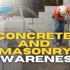 Concrete & Masonry Safety | Prevention in Construction | Hazards | OSHA Outreach Courses