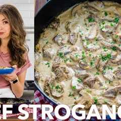 Easy Classic Beef Stroganoff Recipe - Natasha's Kitchen