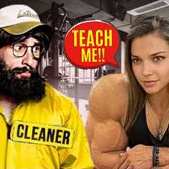 Cleaner DESTROYS bodybuilder’s Ego in 10 Seconds 😳 | Anatoly GYM PRANK