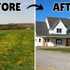 1 YEAR TIMELAPSE BUILDING OUR CUSTOM HOME