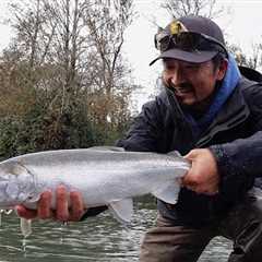 When river gets high, go where you normally don't fish - COHO SALMON FISHING | Fishing with Rod