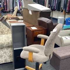 GOODWILL SHOP WITH ME FURNITURE SOFAS ARMCHAIRS DECOR KITCHENWARE MEDIA SHOPPING STORE WALK THROUGH