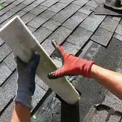 Roof flashing leak repair
