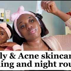 My Morning & Night Skincare Routine for Acne-Prone Skin | Healing & Hydrating