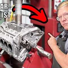 This Is How WE Machine YOUR V8 Engine Block...
