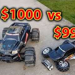 $1000 vs $99 RC Car Test with Demolition Derby