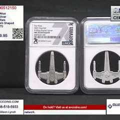 2022 Niue 1 oz Silver - Star Wars - X WING Shaped - NGC 70