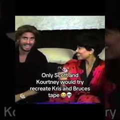 scott’s impression is killing me 😭 #kuwtk #scottdisick #kourtneykardashian #kardashians
