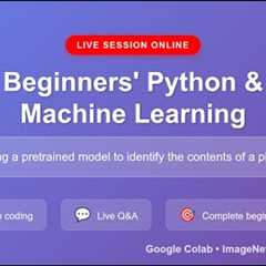 225 - using a pretrained ImageNet model - Beginners' Python and Machine Learning