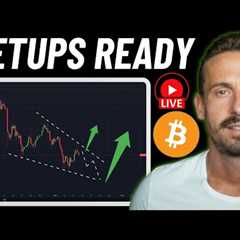 BITCOIN AND CRYPTO LIVE TRADING PLANS!