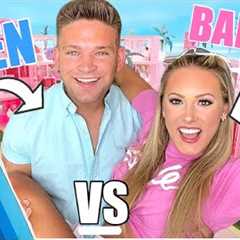 BARBIE 👛🎀 VS KEN 🚙💙 TARGET SHOPPING SPREE CHALLENGE!