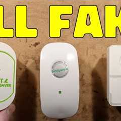 Inside three fake power saver plugs 2025