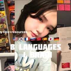 How I’m Learning 8 Languages at Once?🤍|8 Languages Before 18| (Part 1) |🇺🇸🇰🇷🇫🇷🇷🇺| (Part 2) ..