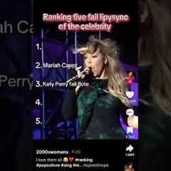 5 fail lip sync of the celebrity