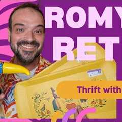 Vintage Thrift Haul at Goodwill and Savers! Awesome RETRO Dinnerware, Pottery, Decor and MORE!