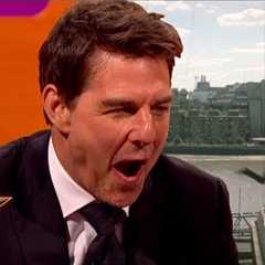 Tom Cruise Reacts to Slow-Mo Footage of How He Broke His Ankle | The Graham Norton Show