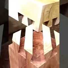 japanese satisfying wood joints without nails 🔥#woodworkingprojects #wood #technicalanalysis..