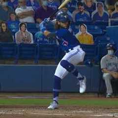 Bo Bichette Slow Motion Home Run Baseball Swing Hitting Mechanics