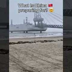 Chinese military exercise with Invasion Barges 🤯 #engineer #technology #military #viral