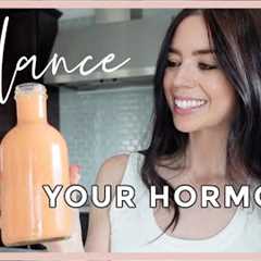Drink THESE 3 Drinks to Balance Hormones & Increase Energy | Healthy Smoothie Recipes
