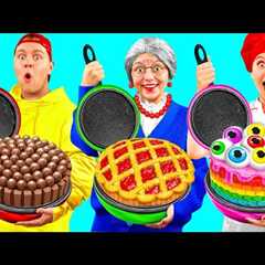 Me vs Grandma Cooking Challenge | Amazing Cooking Hacks by KaZaZa Challenge