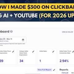 How I Made $300 on ClickBank Using AI + YouTube (for 2026 Update)