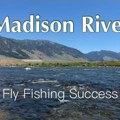 Fly Fishing the MADISON RIVER (Nymphing and Dry Fly Success)