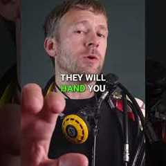 Scuba Diving Air Emergency: Don't Grab Their Regulator! #shorts