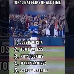 Top 10 BAT FLIPS of all time!