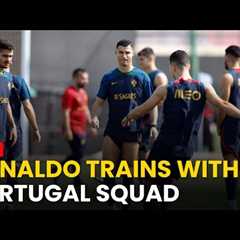 Ronaldo Portugal Training LIVE: Cristiano Ronaldo Trains with Portugal Ahead of Ireland Qualifier