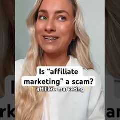 How “affiliate marketing” can be a scam 😭