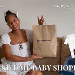 PREGNANCY VLOG | BABY SHOPPING HAUL 🍼*first time mom*
