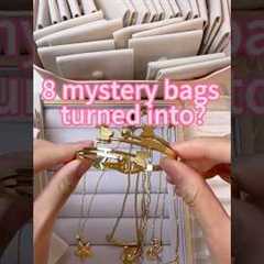 Unboxing let’s open 8 mystery bags #mysterybox #blindbag #mysterybag #blindbox #fyp #mysteryscoop
