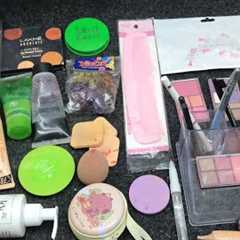 5:15 Minutes No talking makeup unboxing | relaxing ASMR sounds only